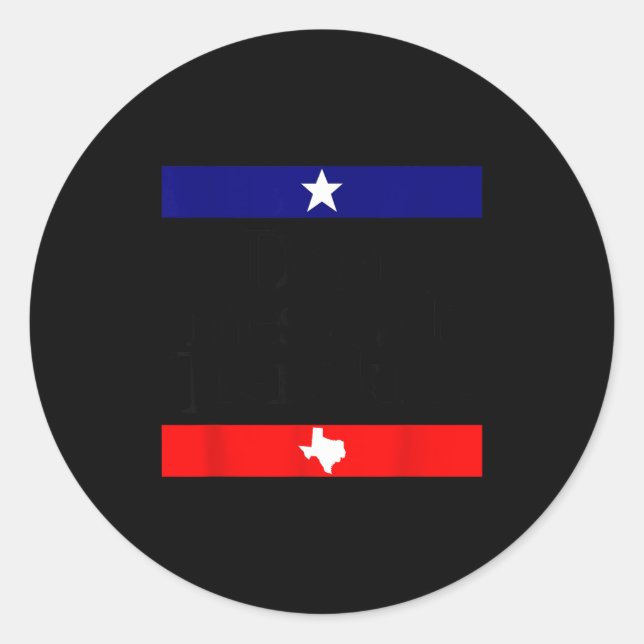 Don't Mess With Trans Kids Texas Pride Protect Tra Classic Round Sticker (Front)