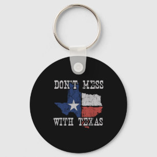 Don't Mess With Vintage Texas Longhorn Lone Star S Key Ring