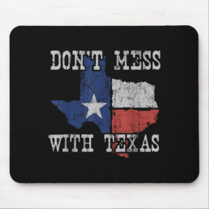 Don't Mess With Vintage Texas Longhorn Lone Star S Mouse Mat