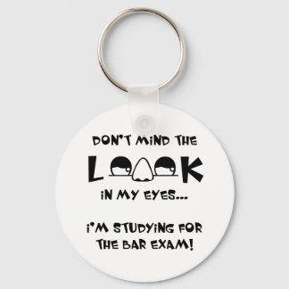 Don't mind the look...bar exam key ring
