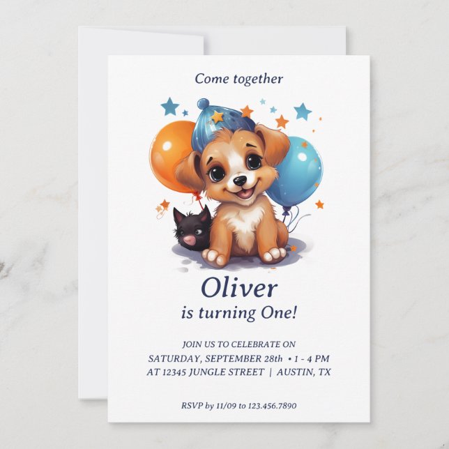Don't Miss Out a party: Birthday Party Invitation (Front)