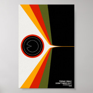 Don't Miss Out Vintage Parody Groovy Retro Poster