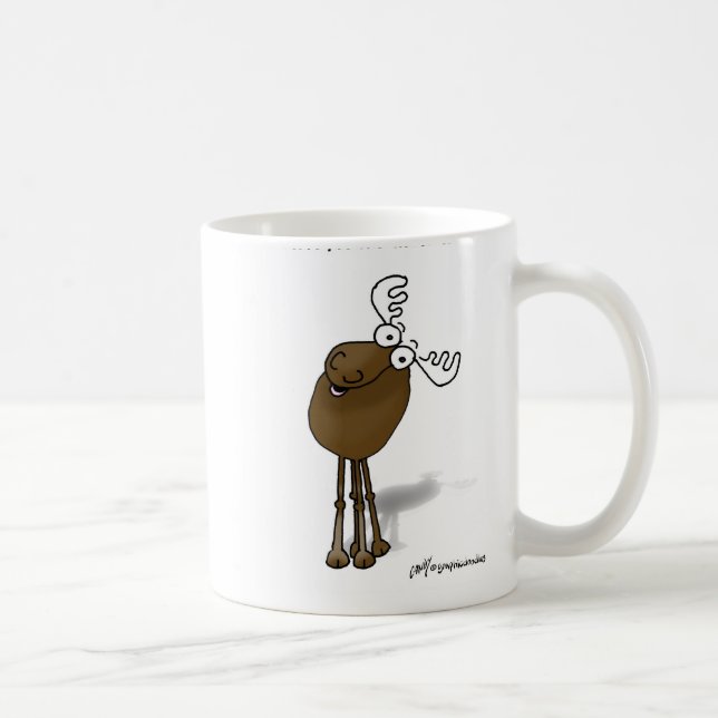 DON'T MOOSE WITH ME COFFEE MUG (Right)