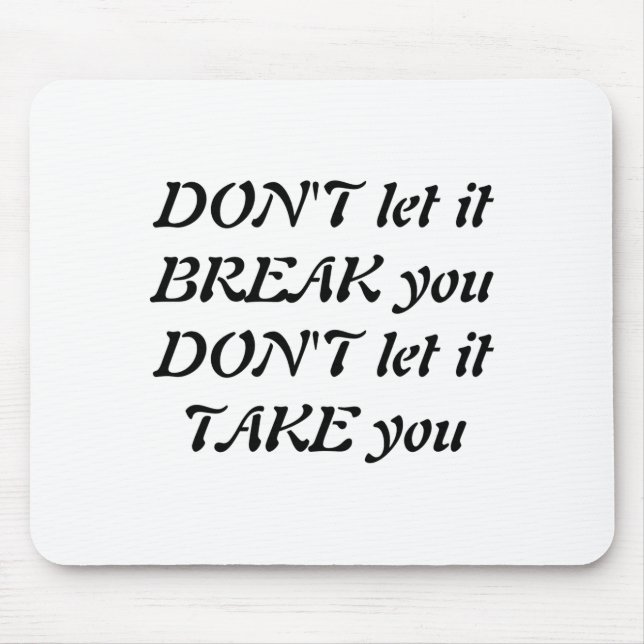 Dont  mouse mat (Front)