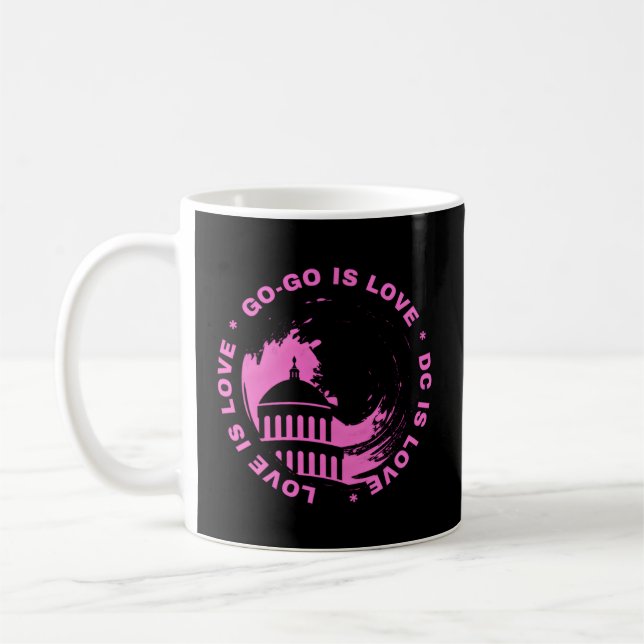Don'T Mute Dc Stop Gentrification Love Gogo Music  Coffee Mug (Left)