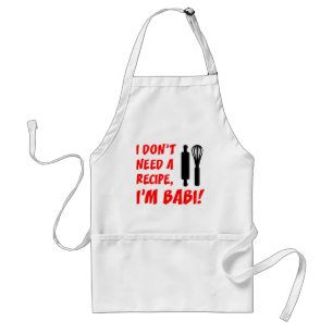 Don't Need A Recipe Babi Czech Grandma Standard Apron