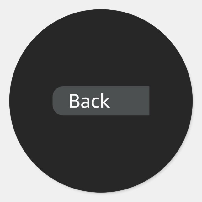 Don't New York My Florida On Back  Classic Round Sticker (Front)