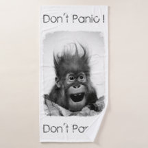 DON'T PANIC! Bath Towel