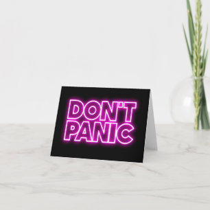 Don't Panic Card