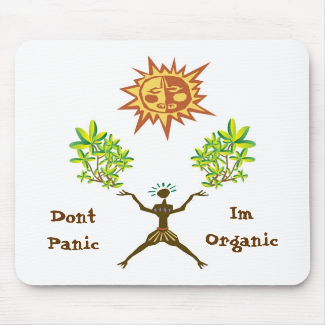 Dont Panic Im Organic Mouse Mat (Front)