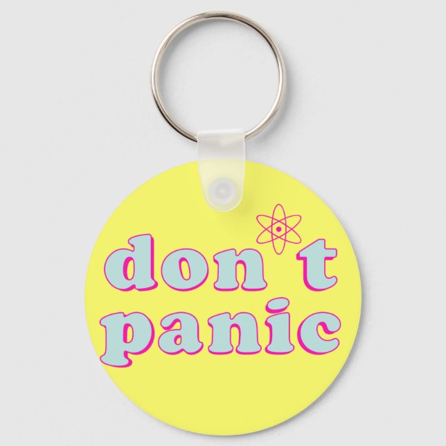 Don't Panic Key Ring (Front)