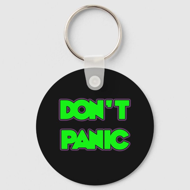 Don't Panic Key Ring (Front)