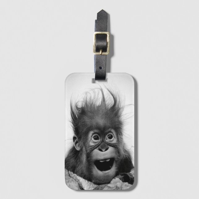 DON'T PANIC! Luggage Tag (Front Vertical)