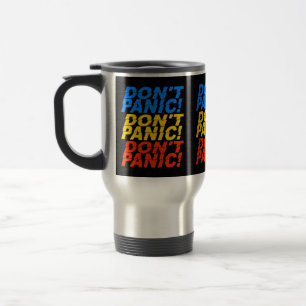Don't Panic! mugs - choose style & colour