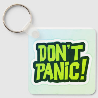 Don't Panic premium design Keychain