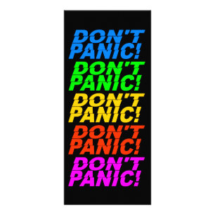 Don't Panic! rack card