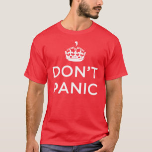Don't Panic Red Tee