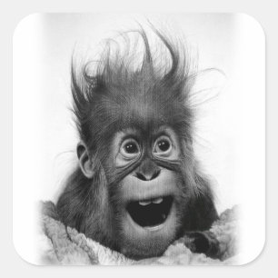 DON'T PANIC! Square Sticker