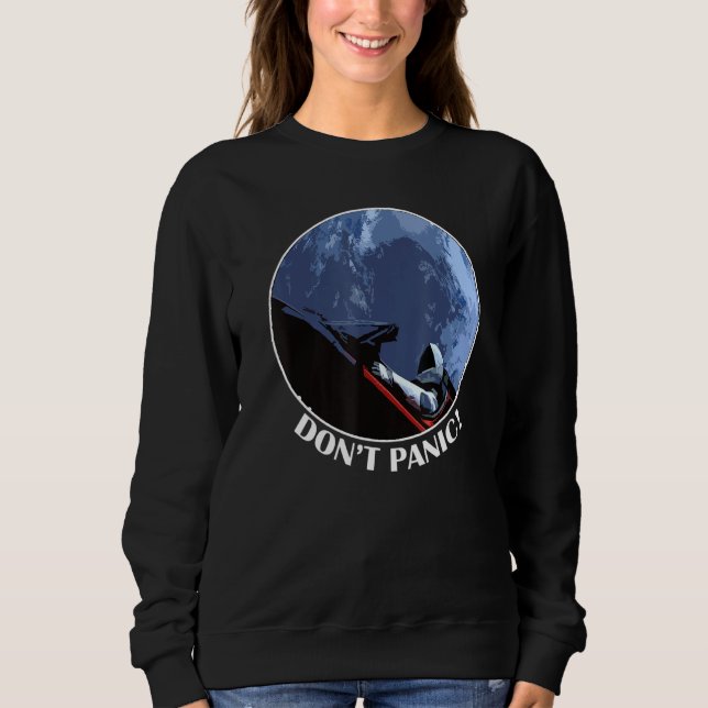 Dont Panic Starman Historic Sweatshirt (Front)
