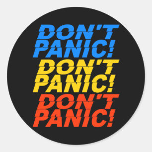 Don't Panic! stickers