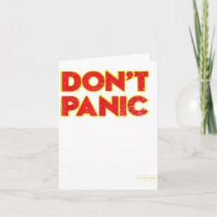 Don't Panic Vintage Distressed Shirt  Card