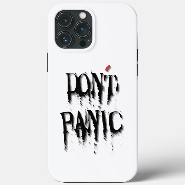 Don't Panic.w Case-Mate iPhone Case (Back)