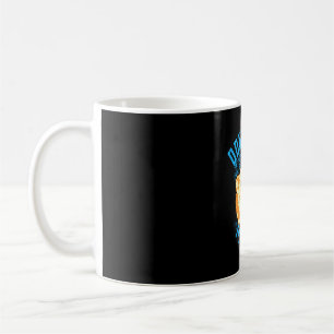 Don't poke the grizzly bear funny retro bear coffee mug