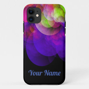 Don't POP Multicolored Bubbles Personalised NAME iPhone 11 Case