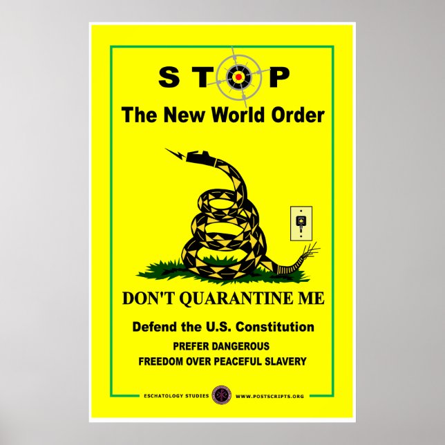 Don't Quarantine Me Poster (Front)