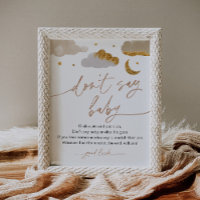 Don't Say Baby Game Twinkle Star Baby Shower