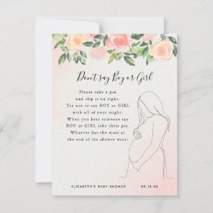 Don't Say Boy Or Girl   Baby Shower Game
