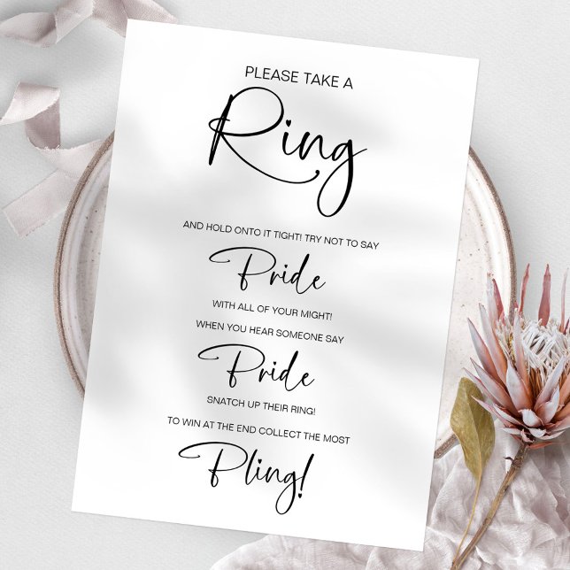 Don't Say Bride Bridal Shower Game Invitation (Creator Uploaded)