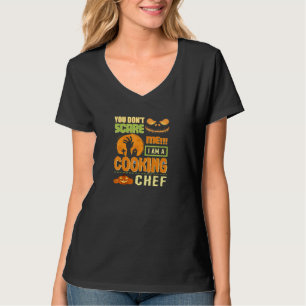 Dont Scare Cooking Chef Halloween Costume Gift T-Shirt