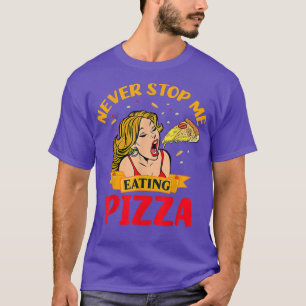 Dont Scary Me Never Stop Eating Pizza Halloween Pa T-Shirt