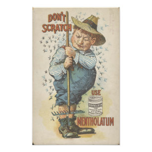 Don't Scratch Use Mentholatum Ephemera Photo Print