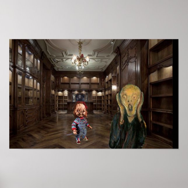 Don't scream ....RUN. Poster (Front)