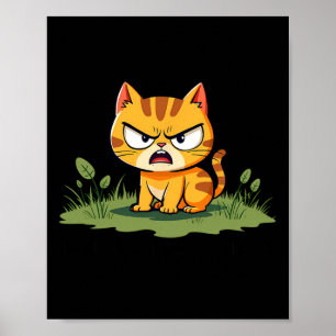 Don't Snack On Me Funny Cat Meme Debate Trump Quot Poster