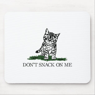 Don't Snack On Me Yellow Cat Theyre Eating Pets Fu Mouse Mat
