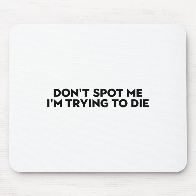 Don't Spot Me2  Mouse Mat (Front)