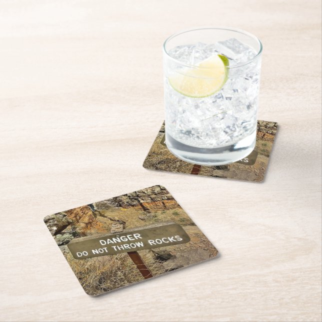 DONT SQUARE PAPER COASTER (Insitu)