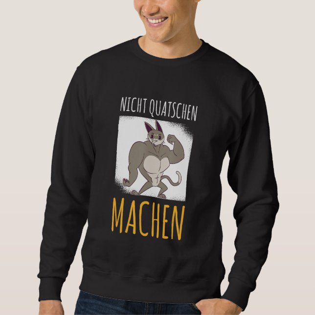 Don't squatschen make painters craftsmen gibbler c sweatshirt (Front)