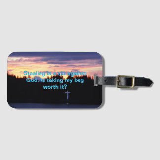 Dont steal Acrylic Luggage Tag