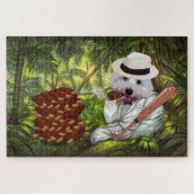 Don't Steal My Ribs! Funny Maltese Dog