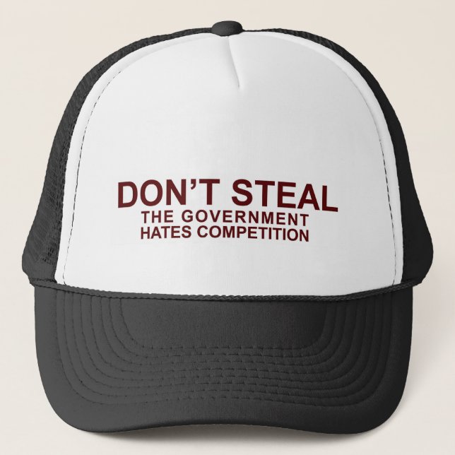 Don't Steal Trucker Hat (Front)