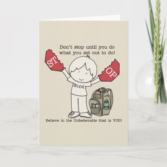 Don't Stop Card (Front)