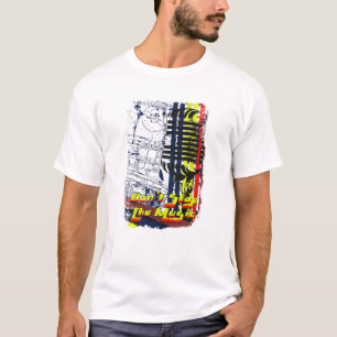 dont stop music affected grunge image T-Shirt