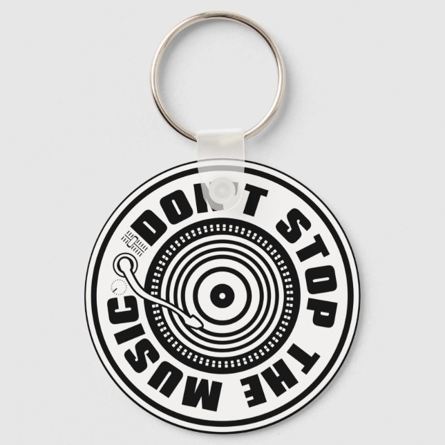 DON'T STOP THE MUSIC KEY RING (Front)