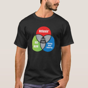 Don't Stop Venn Diagram Classic Rock T-Shirt