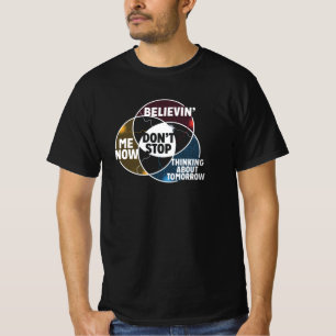 Don't Stop Venn Diagram T-Shirt
