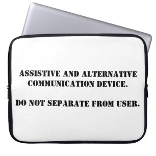 Don't Take Away AAC plain Laptop Sleeve